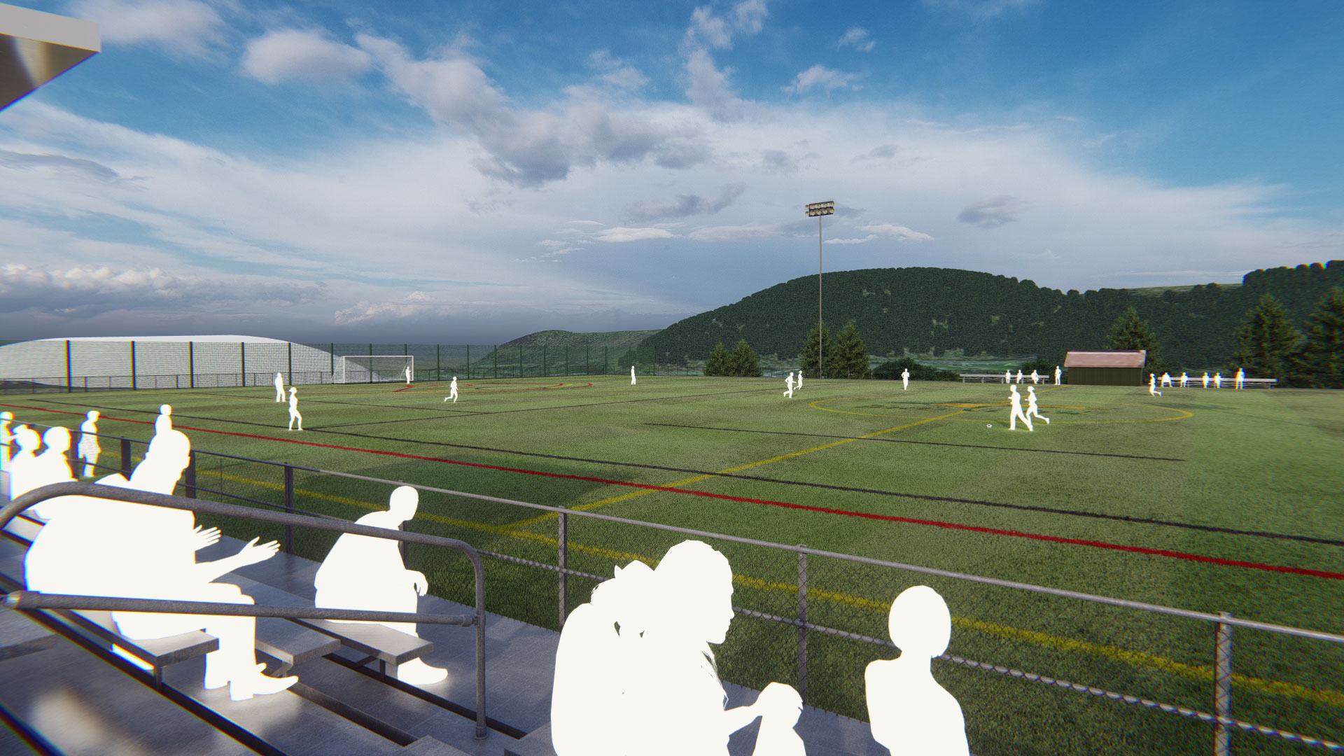 SUNY Delhi Proposed Alumni Field Image Angle 17