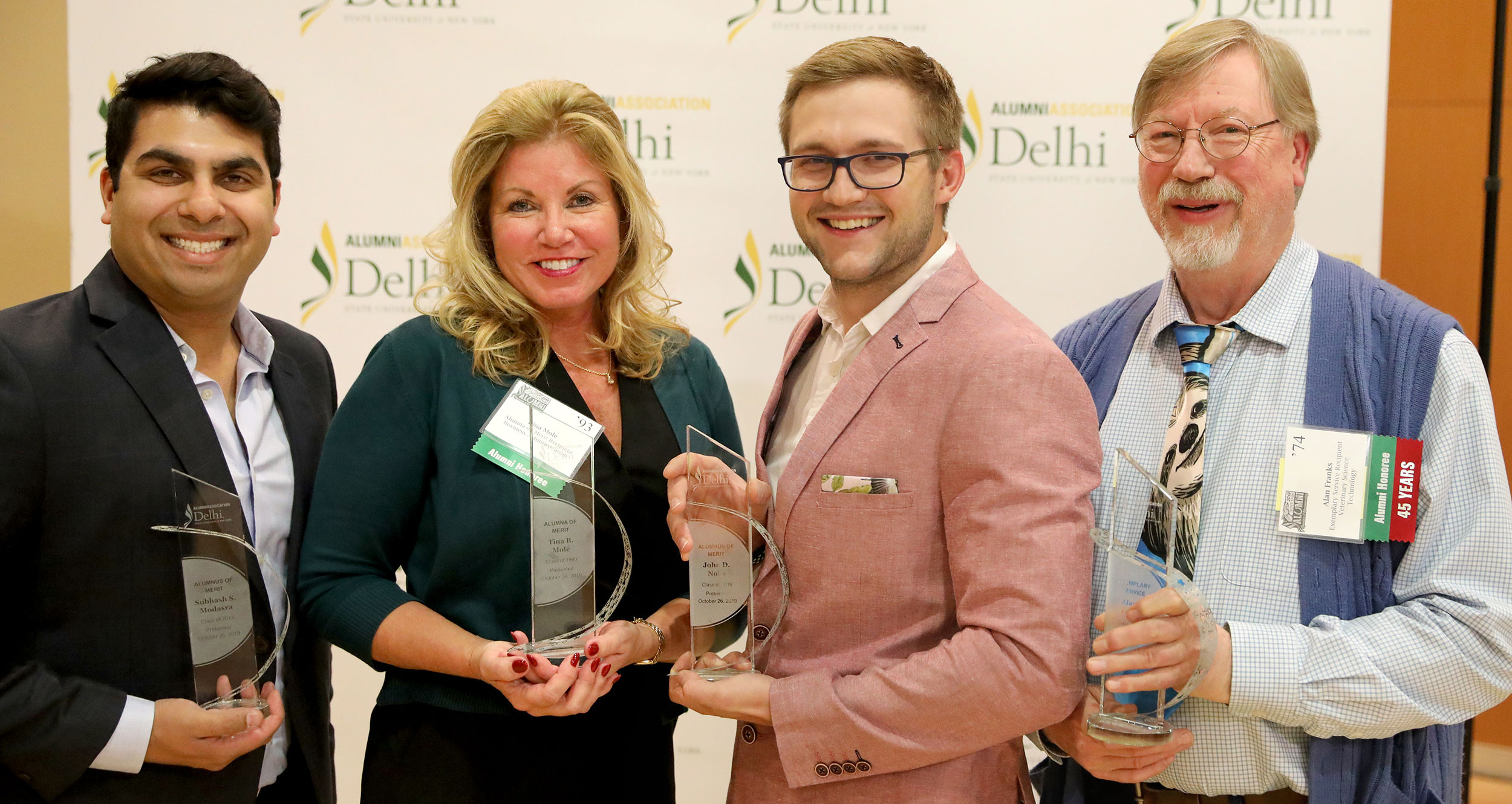 Group shot of award winners