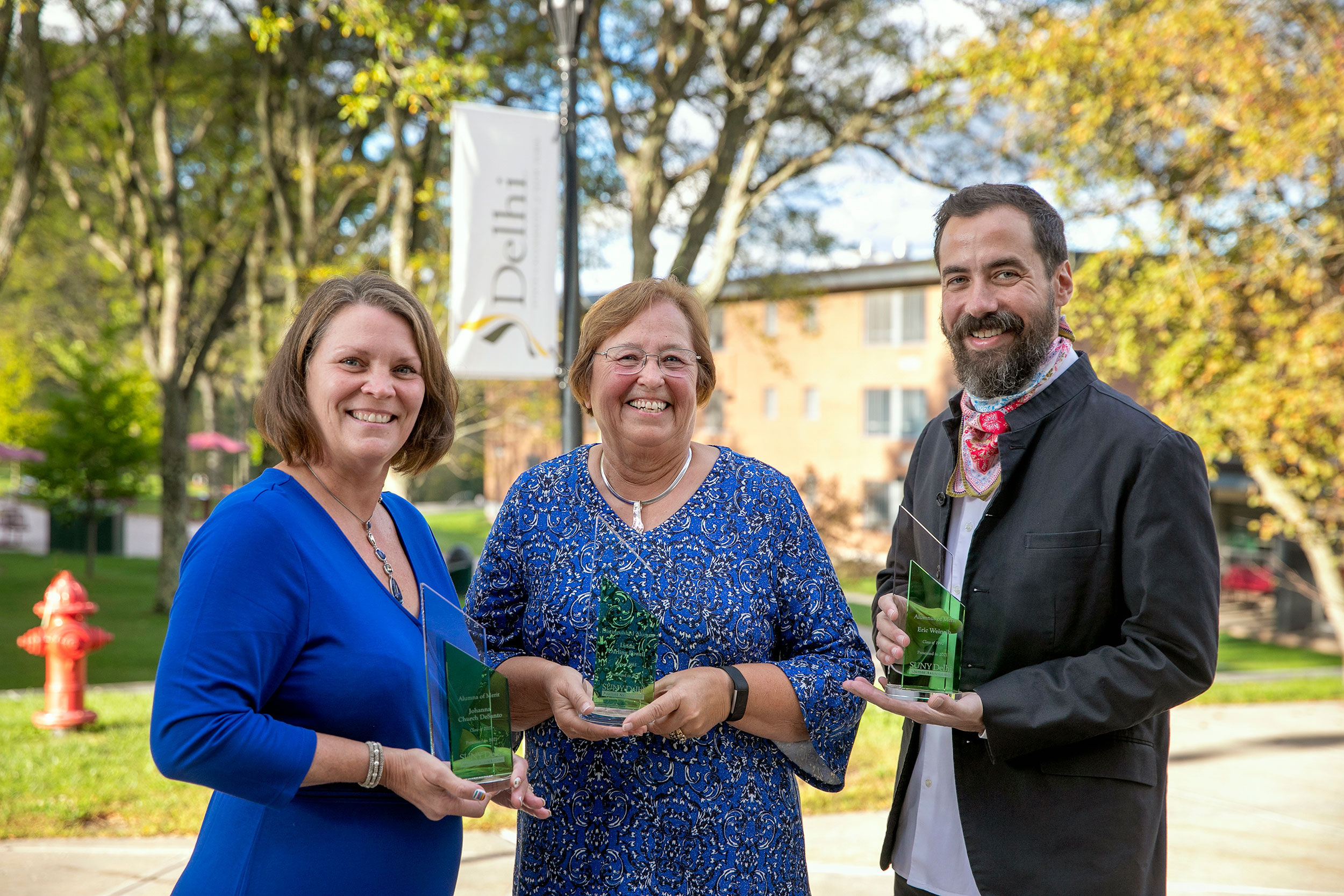 Left to right: Johanna DeSanto, Linda Powell, Eric Weinrib