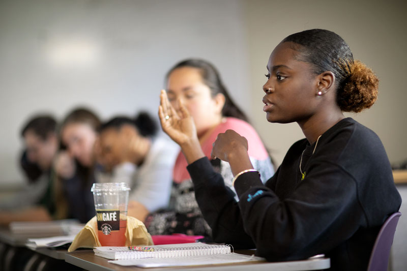 Students in classroom