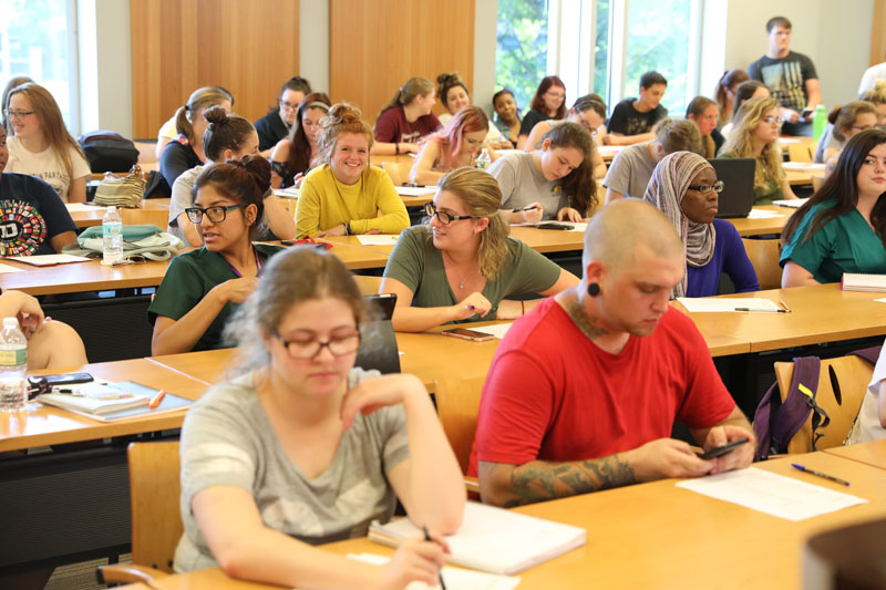 Students in classroom