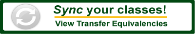 Sync your classes - View Transfer Equivalencies
