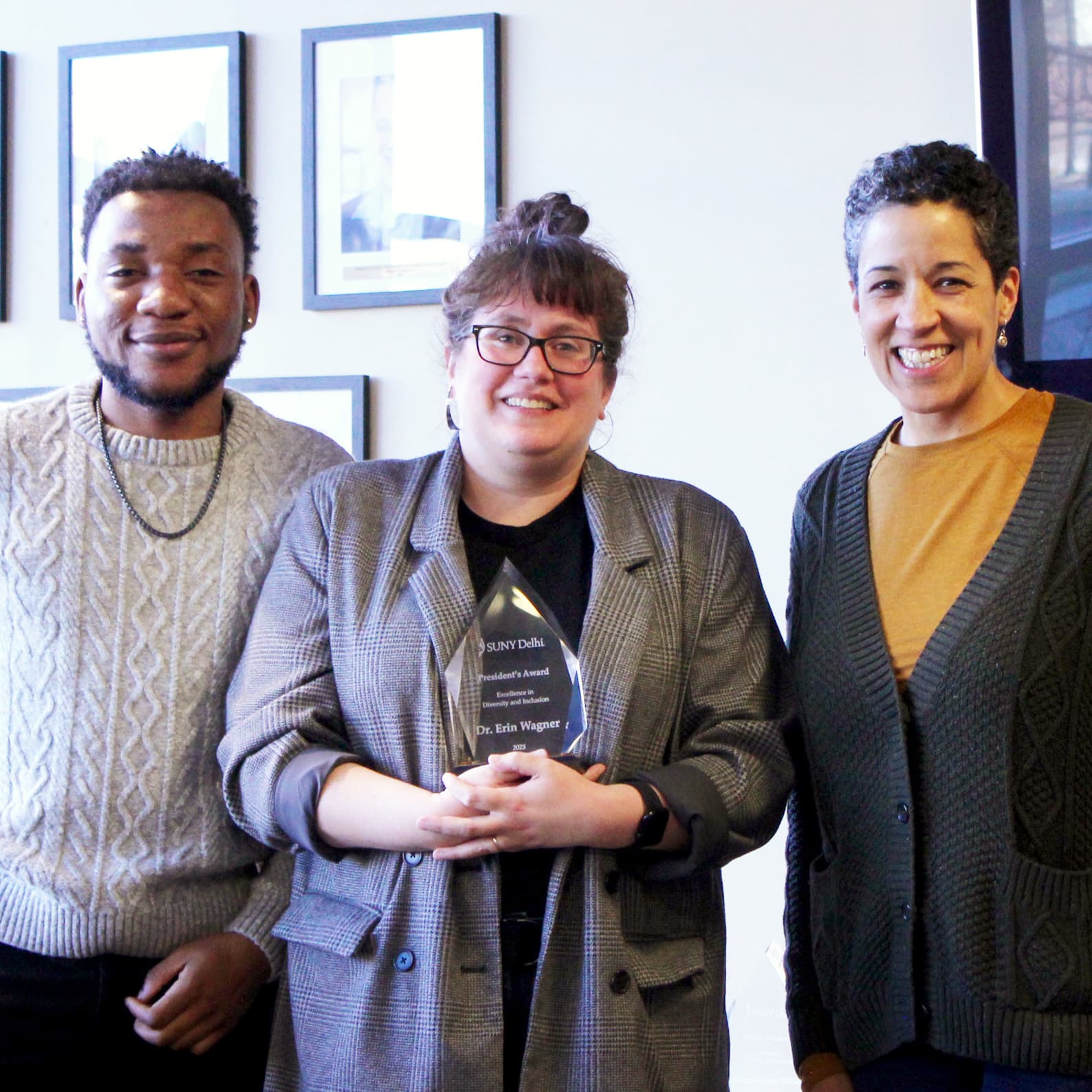 3 Individuals at the President's Awards for Diversity and Inclusion