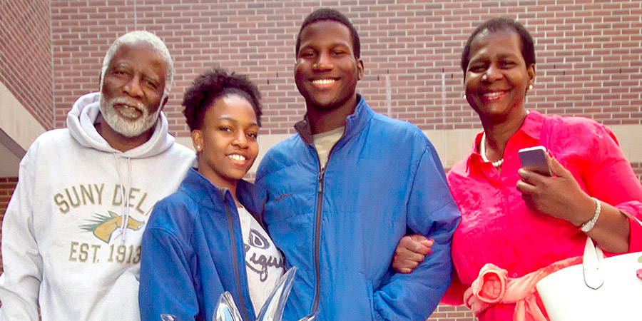Family enoying Family Weekend