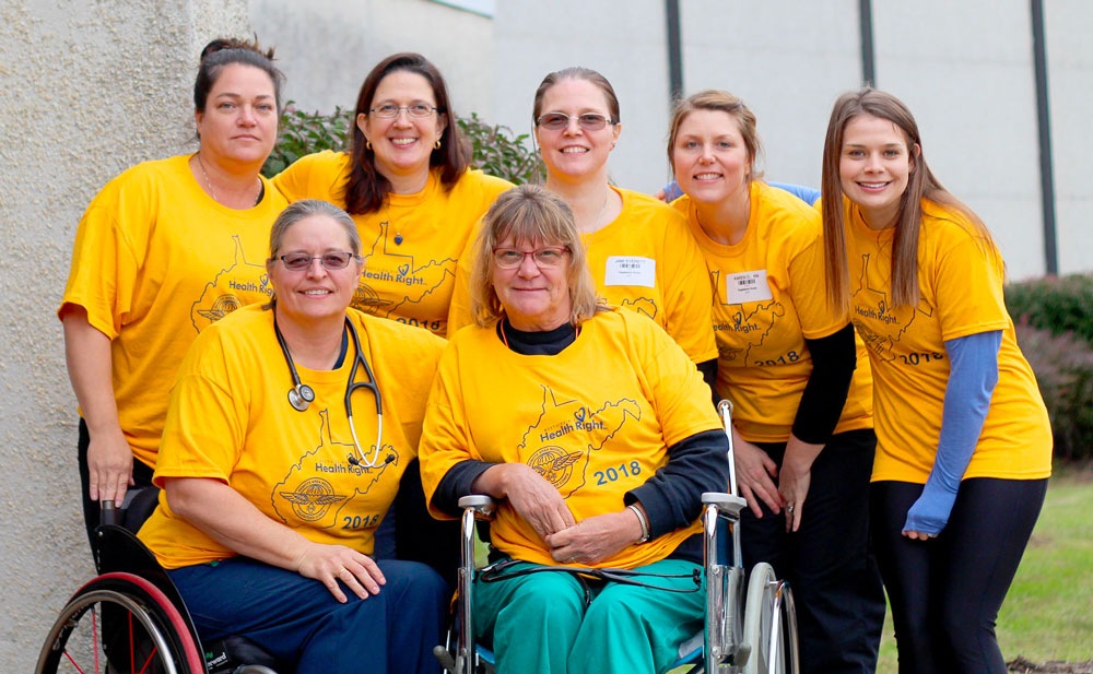 Volunteers for Remote Area Medical posing for picture