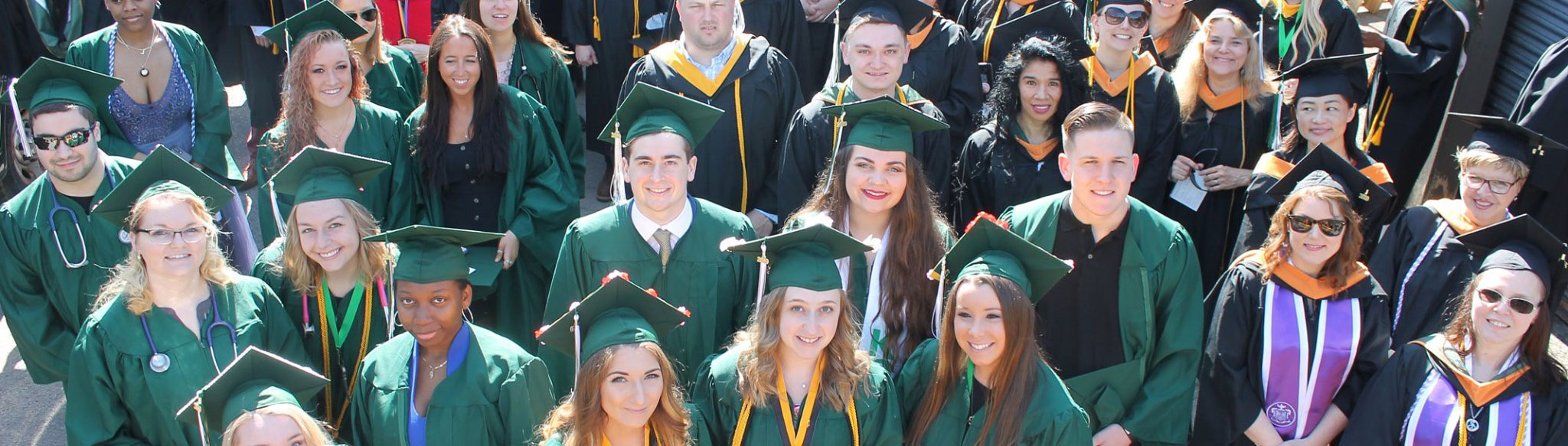 A sea of graduates